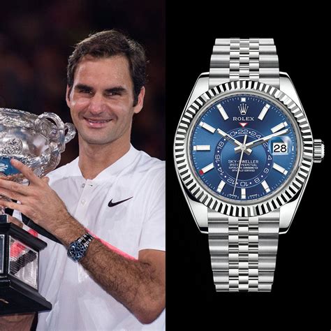 federer rolex watch 2018